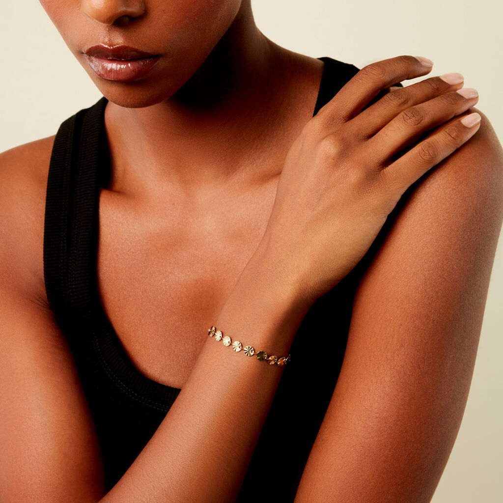 Bracelet Calliandra Acier Jaune - Bracelets Femme | Histoire d’Or