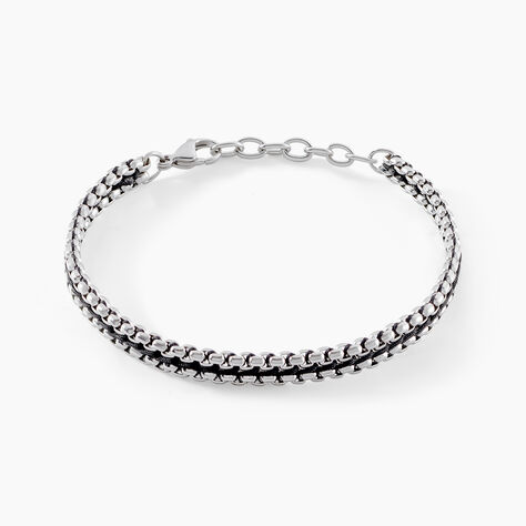 Bracelet Dilhan Acier Blanc - Nouveautés Homme | Histoire d’Or