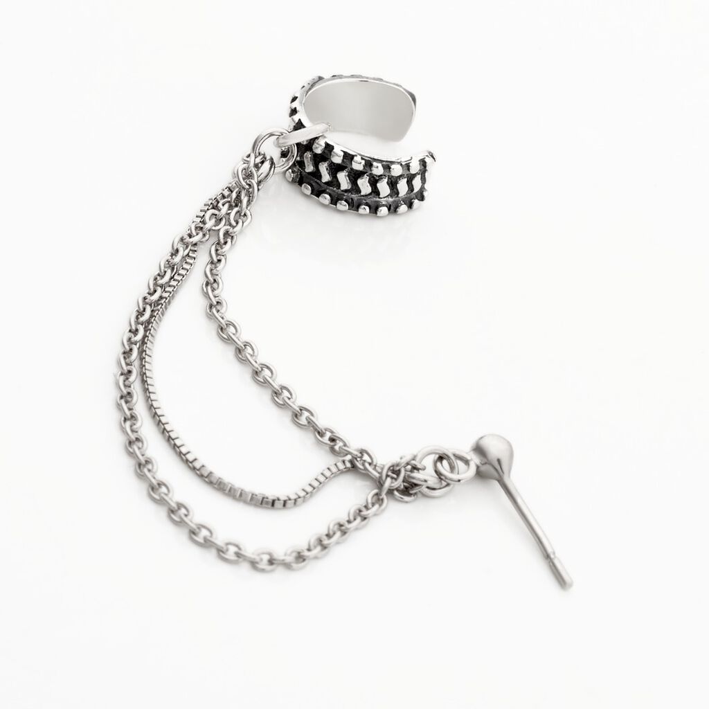 Bijou D'oreille Unitaire Waltraud Argent Blanc - Boucles d'oreilles fantaisie Femme | Histoire d’Or