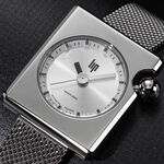 Montre Lip Mach 2000 Mini Square Argent&eacute; - Id&eacute;es cadeaux Femme | Histoire d&rsquo;Or