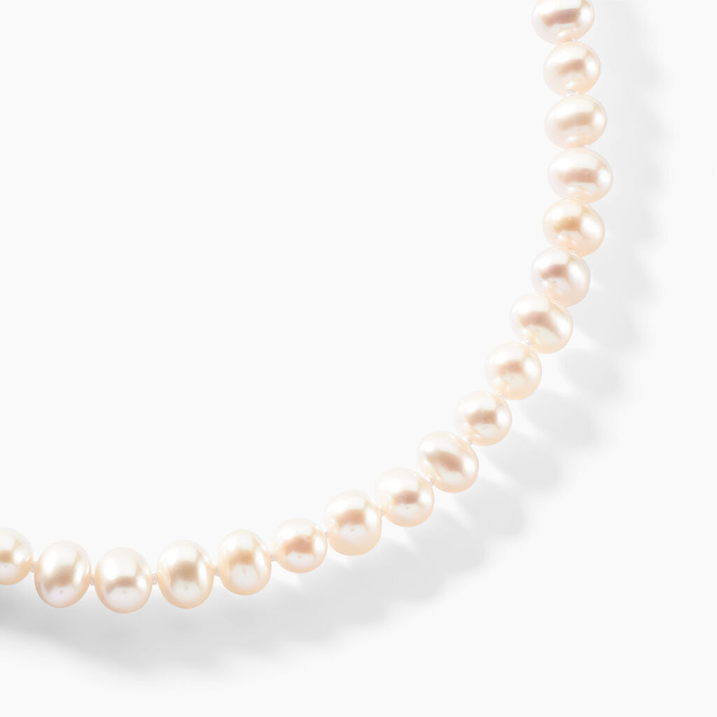 Collier Baroque Or Jaune Perle De Culture - Colliers Femme | Histoire d’Or