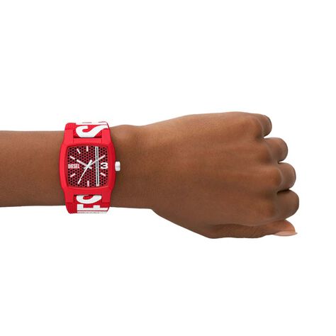 Montre Diesel Fossil Cliffhanger Rouge - Montres Homme | Histoire d’Or