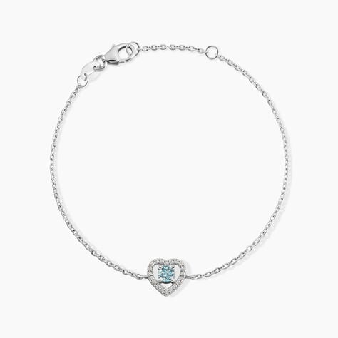Bracelet Suzon Argent Blanc Oxyde De Zirconium - Bracelets Femme | Histoire d&rsquo;Or