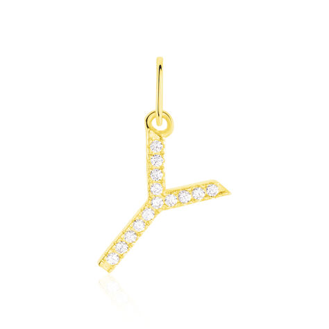 Pendentif Lettre Y Or Jaune Oxyde - Pendentifs Famille | Histoire d&rsquo;Or