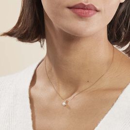 Collier Helin Or Jaune Perle De Culture Et Oxyde De Zirconium - Colliers Femme | Histoire d’Or