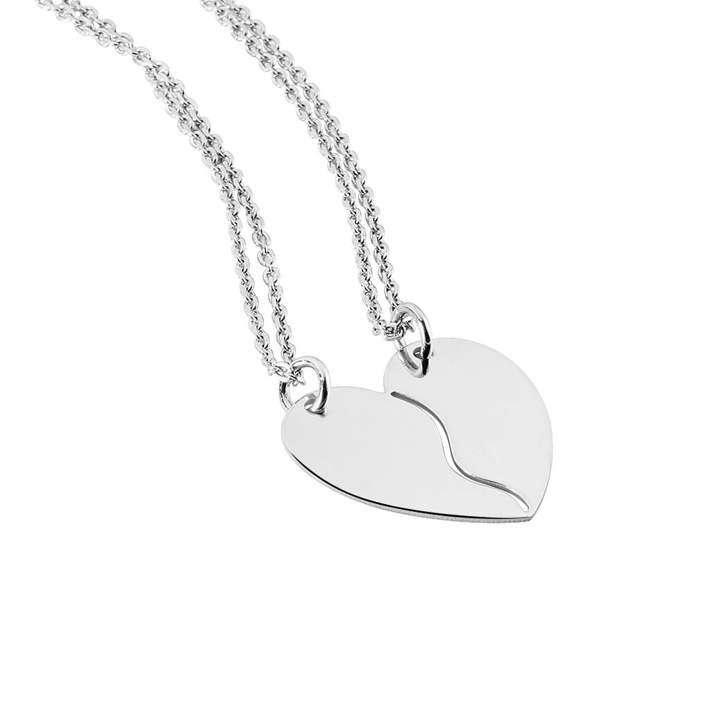 Collier Abrar Argent Blanc - Colliers fantaisie Femme | Histoire d’Or