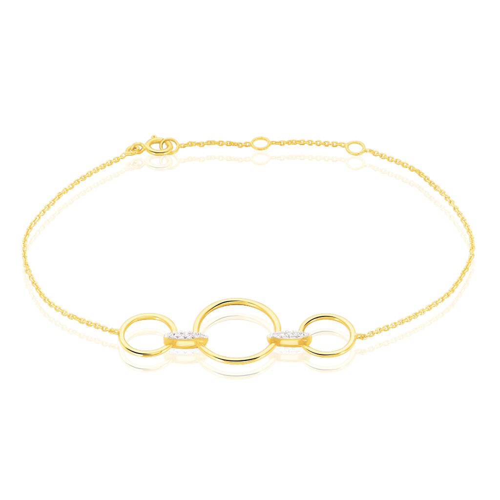 Bracelet Andrina Or Jaune Diamant - Bracelets Femme | Histoire d&rsquo;Or