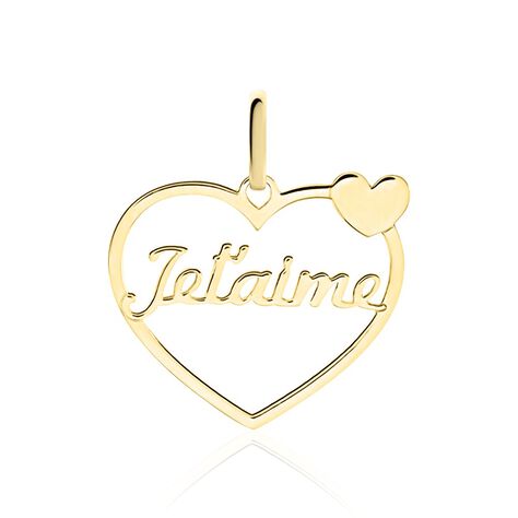 Pendentif Edelatis Or Jaune - Pendentifs Coeur Femme | Histoire d’Or