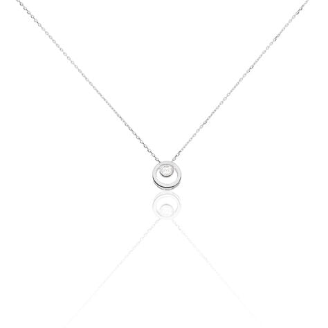 Collier Fidelia Or Blanc Diamant - Colliers Femme | Histoire d’Or