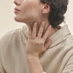 Bague Solitaire Camilia Or Rose Oxyde De Zirconium - Bagues solitaires Femme | Histoire d&rsquo;Or