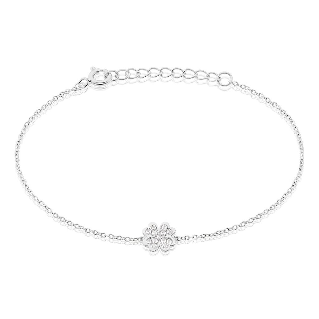 Bracelet Fortunata Argent Blanc Oxyde De Zirconium - Bracelets Femme | Histoire d’Or