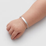 Bracelet Identite Bebe Or Blanc Bartolomee - Bracelets Communion Enfant | Histoire d&rsquo;Or