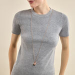 Collier My Bola Acier Rose Quartz - Bolas de grossesse Femme | Histoire d&rsquo;Or