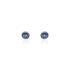 Boucles D'oreilles Puces Micaelle Teintees Or Jaune Perle De Culture - Clous d'oreilles Femme | Histoire d’Or