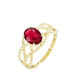 Bague Tina Or Jaune Rubis Et Diamant - Bagues solitaires Femme | Histoire d’Or