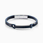 Bracelet Jourdan Donovan Acier Noir - Bracelets Homme | Histoire d&rsquo;Or