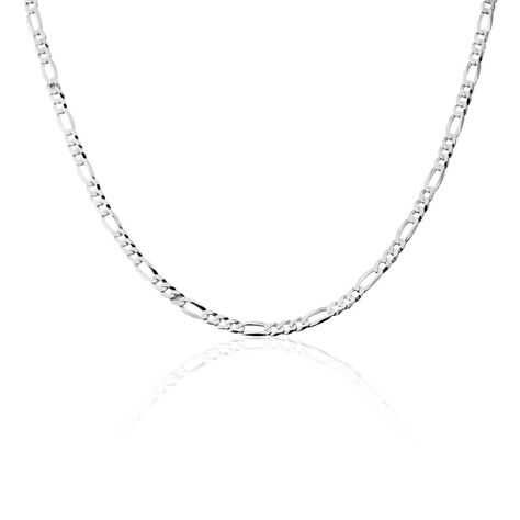 Collier Vivian Argent Blanc - Chaines Homme | Histoire d’Or