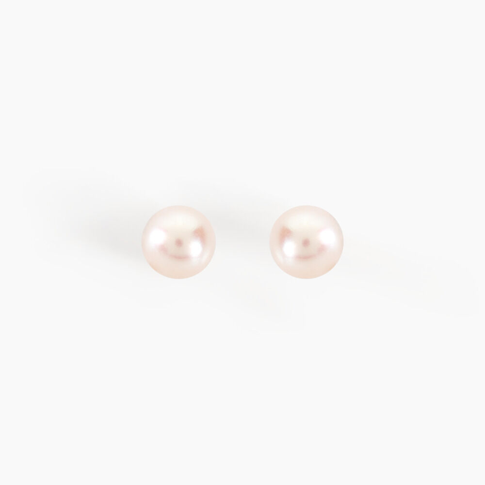Boucles D'oreilles Dormeuses En Perle De Culture Et Plaqué Or 14k - Pierre Naturelle - Neuf Avec étiquettes
