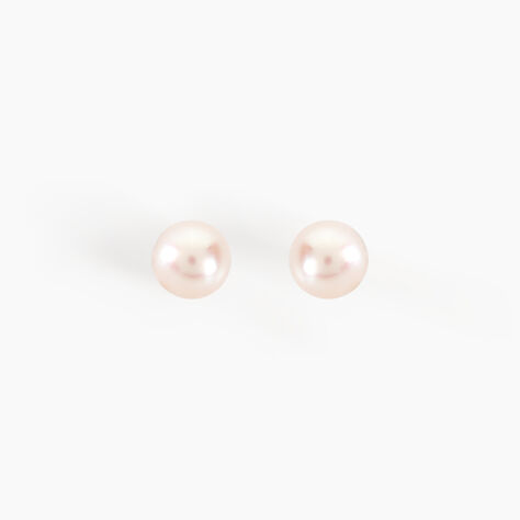 Boucles D'oreilles Suki Or Jaune Perle De Culture - Clous d'oreilles Femme | Histoire d’Or