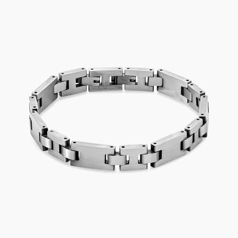 Bracelet Mica Acier Gris - Bracelets Homme | Histoire d&rsquo;Or