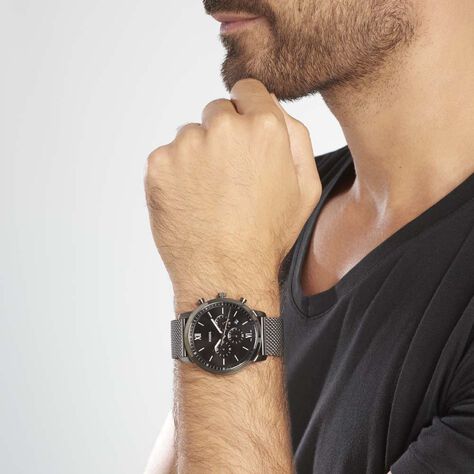 Montre Fossil Neutra Chrono Noir - Montres Homme | Histoire d’Or