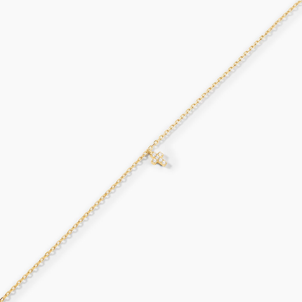 Bracelet Siem Argent Jaune Oxyde De Zirconium - Nouveautés Femme | Histoire d’Or