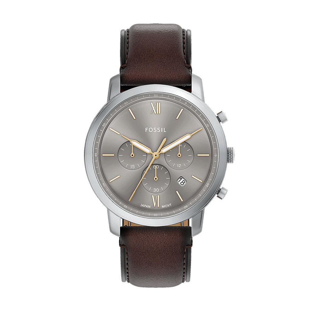 Montre Fossil Neutra Chrono Gris - Montres Homme | Histoire d’Or