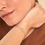 Bracelet Syliana Argent Blanc Oxyde De Zirconium - Bracelets Femme | Histoire d&rsquo;Or