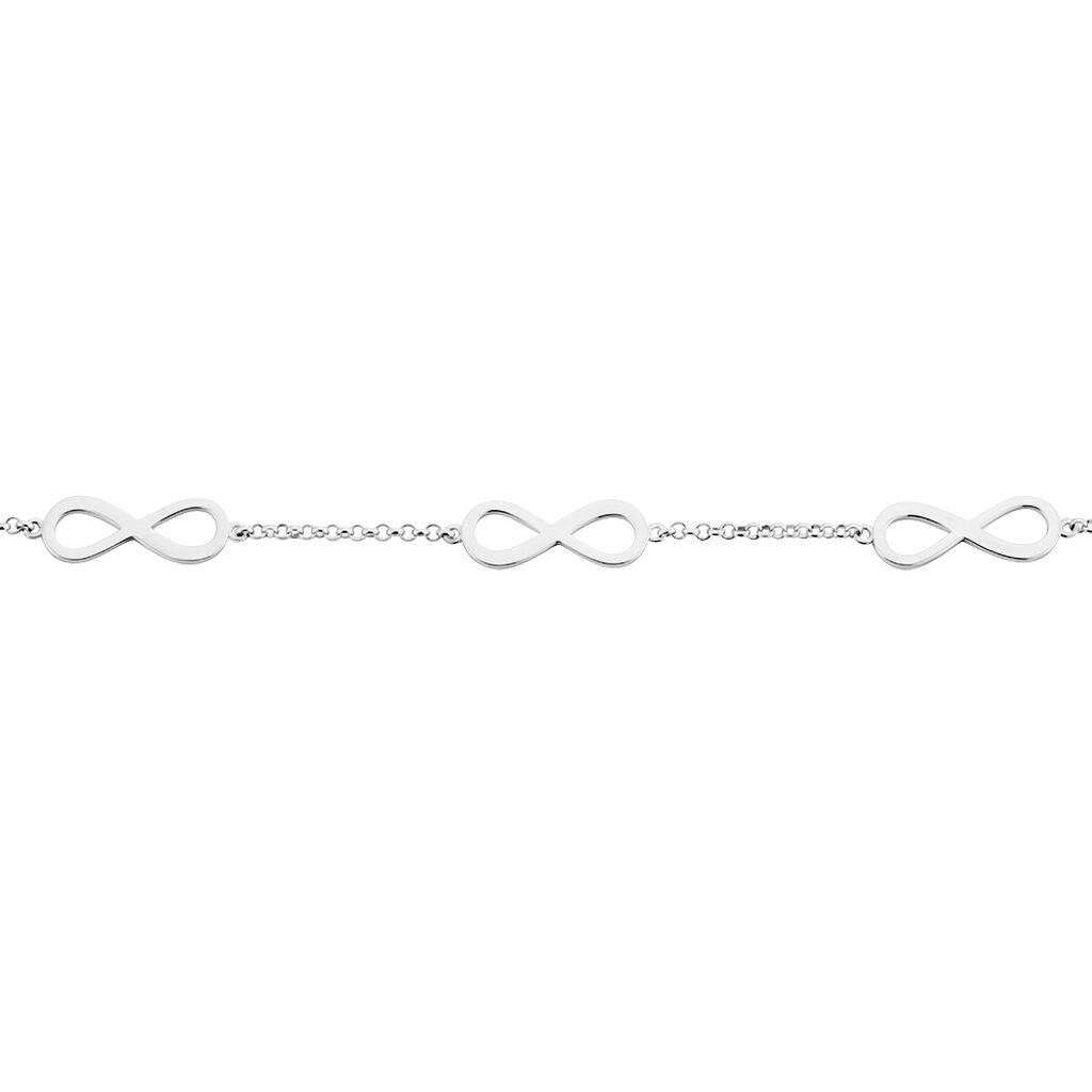 Bracelet Aliya Argent Blanc Rhodié - Bracelets Femme | Histoire d’Or