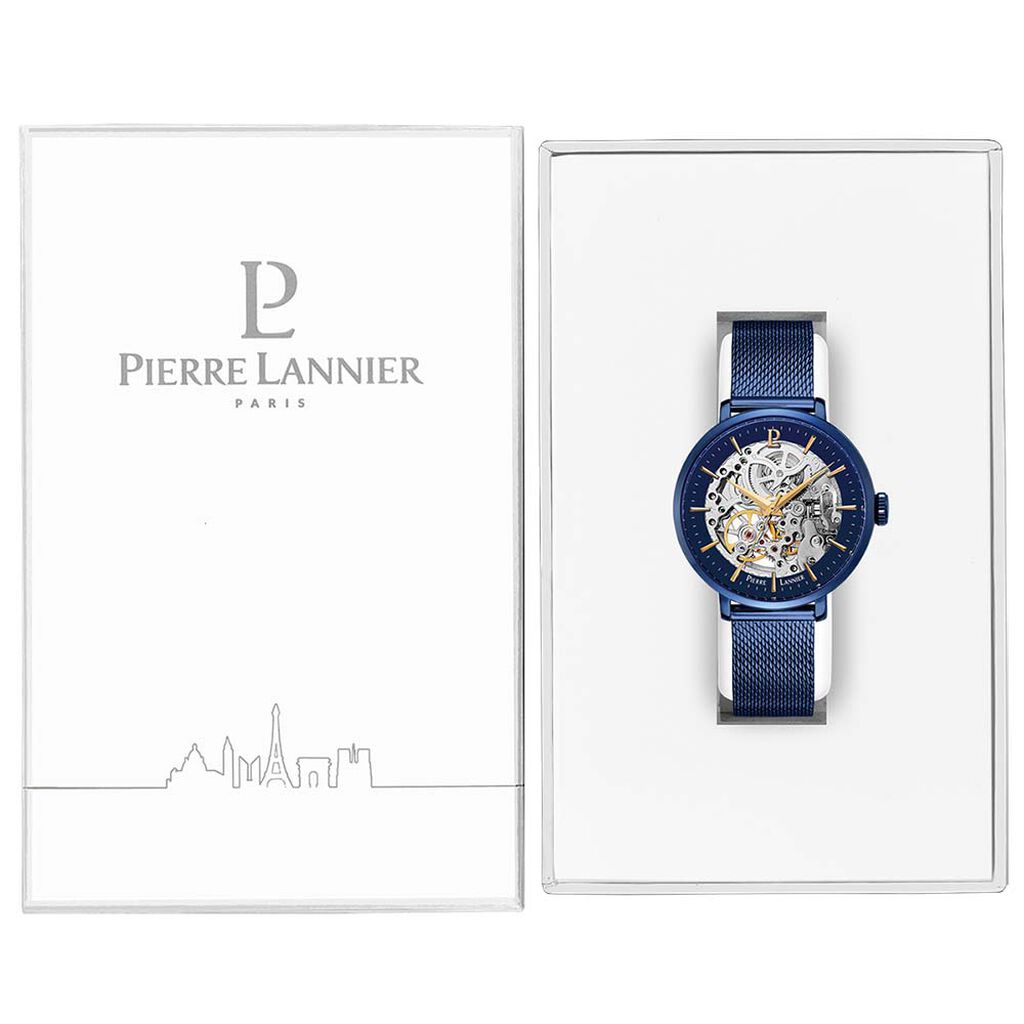 Montre Pierre Lannier Automatic Bleu - Montres Femme | Histoire d’Or