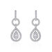 Boucles D'oreilles Pendantes Edward Argent Blanc Oxyde De Zirconium - Boucles d'oreilles pendantes Femme | Histoire d’Or