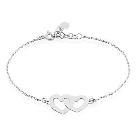 Bracelet Aalia Argent Blanc - Bracelets Coeur Femme | Histoire d’Or