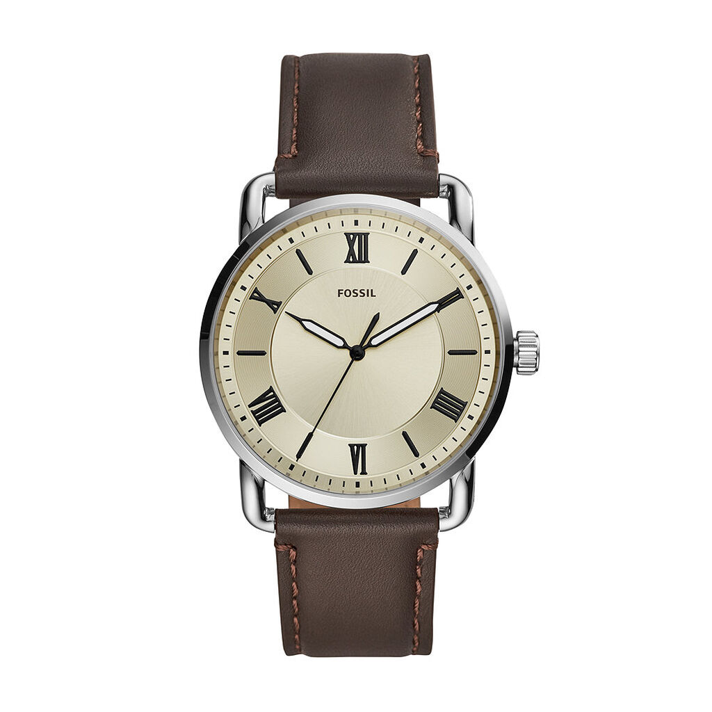 Montre Fossil Copeland Creme - Montres Homme | Histoire d’Or