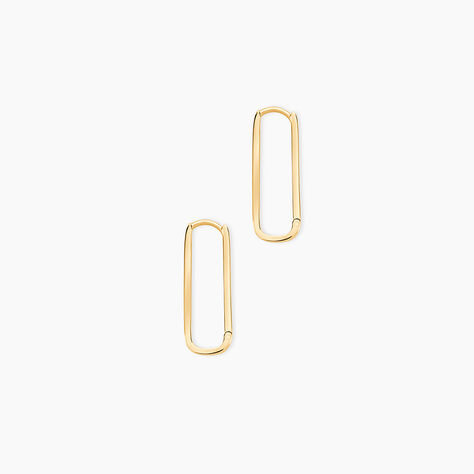 Cr&eacute;oles Coleman Or Jaune - Boucles d'oreilles cr&eacute;oles Femme | Histoire d&rsquo;Or