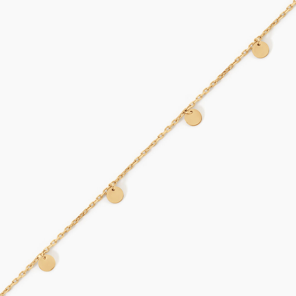 Bracelet Eleonora Argent Dor&eacute; A L'Or 750/1000 - Bijoux sans pierre Femme | Histoire d&rsquo;Or