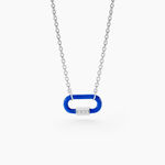 Collier Infini Pop Argent Blanc Oxyde De Zirconium - Colliers fantaisie Femme | Histoire d&rsquo;Or