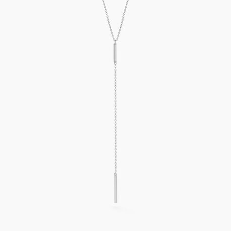 Collier Katell Argent Blanc - Colliers fantaisie Femme | Histoire d&rsquo;Or