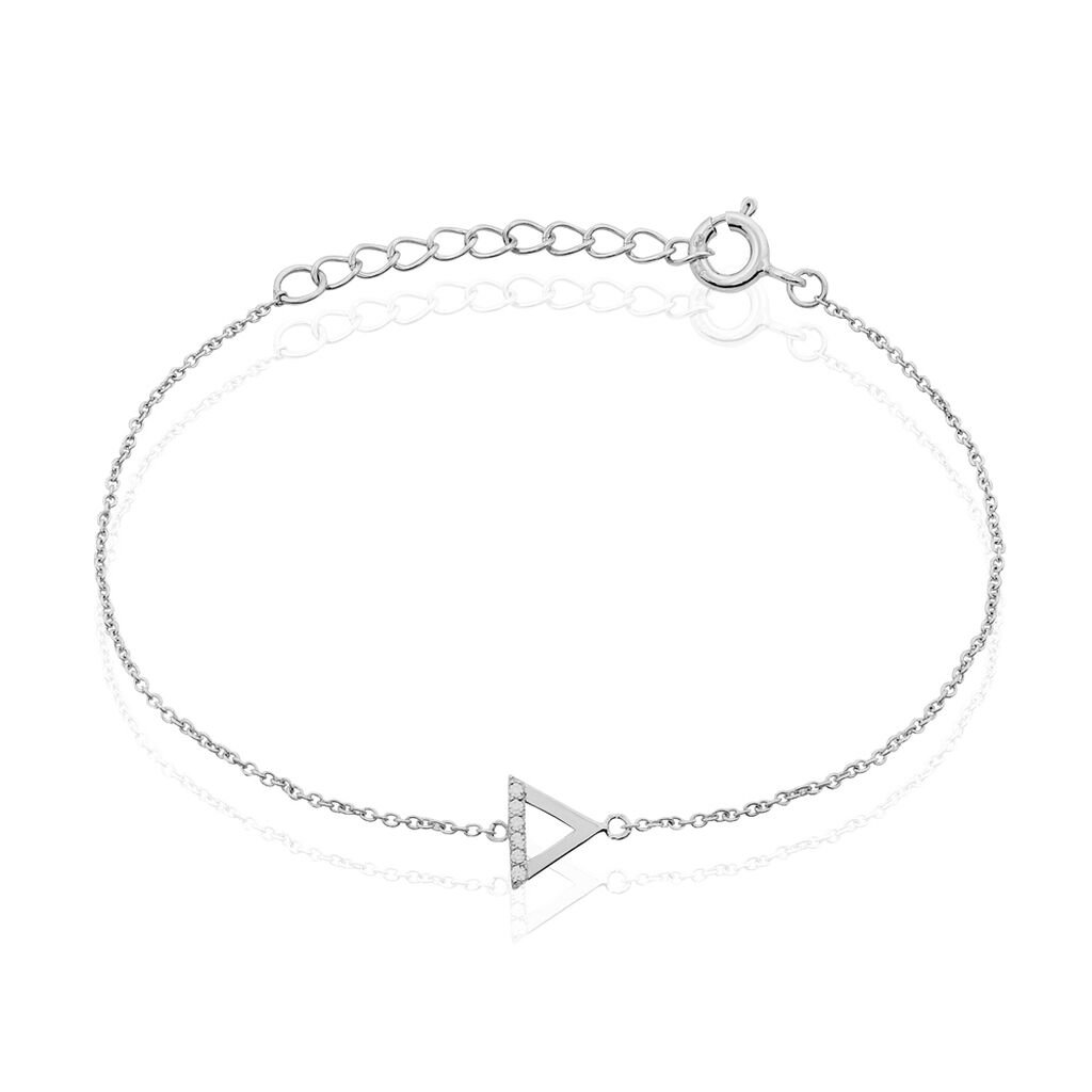 Bracelet Anna Argent Blanc Oxyde De Zirconium