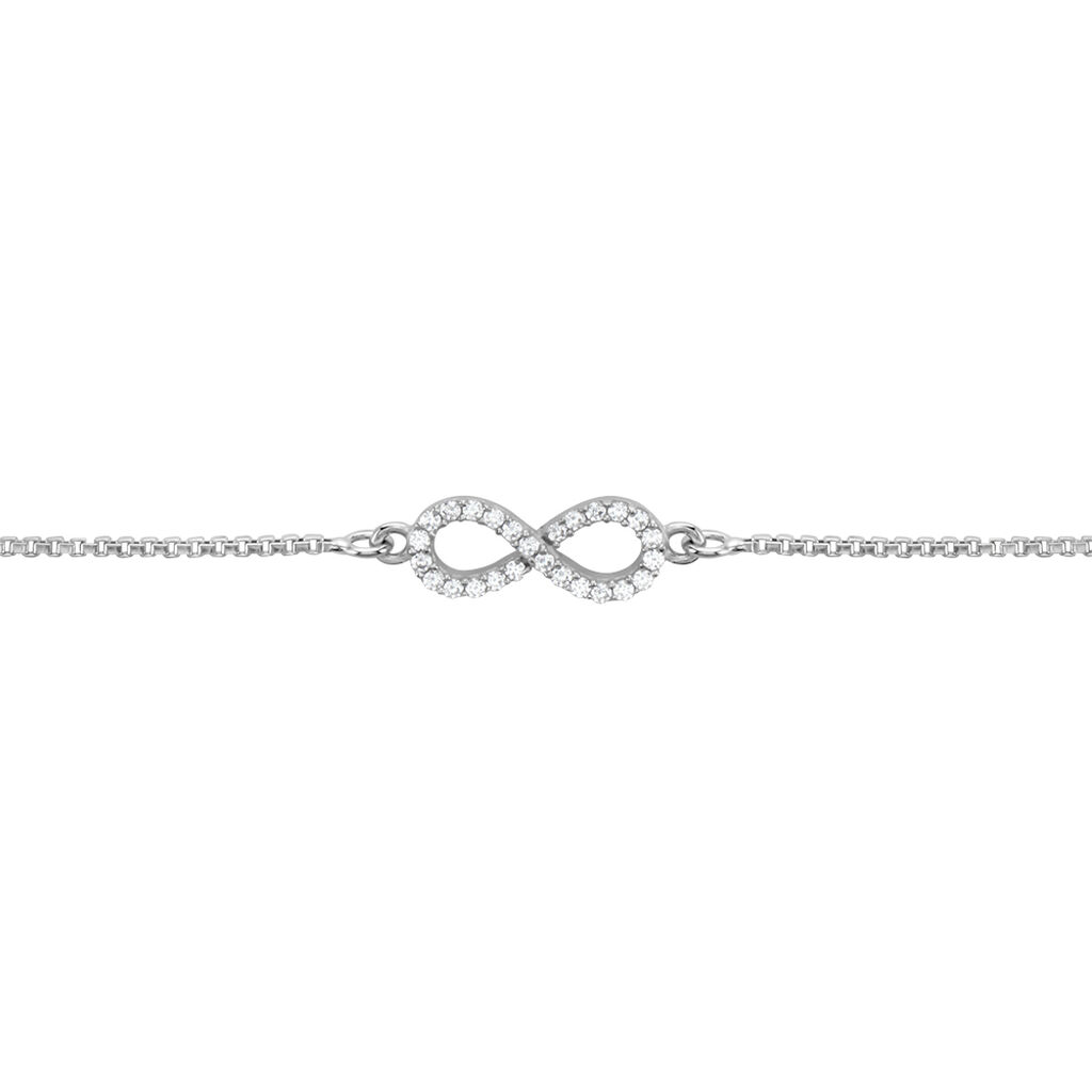 Bracelet Argent Blanc Anona Oxydes De Zirconium - Bracelets Femme | Histoire d’Or