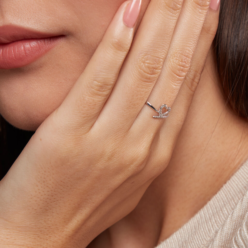Bague Urias Or Blanc Diamant - Bagues avec pierre Femme | Histoire d’Or