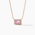 Collier Laurine Argent Rose Oxyde De Zirconium - Colliers fantaisie Femme | Histoire d&rsquo;Or