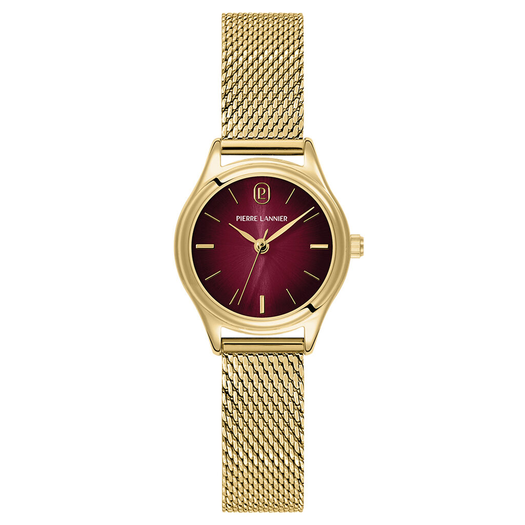 Montre Pierre Lannier Pya Bordeaux - Montres Femme | Histoire d&rsquo;Or