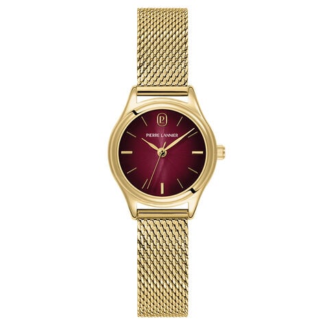 Montre Pierre Lannier Pya Bordeaux - Montres Femme | Histoire d&rsquo;Or