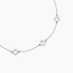 Collier Tavie Argent Blanc - Colliers fantaisie Femme | Histoire d&rsquo;Or