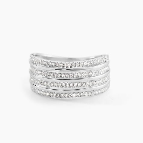 Bague Rayanna Or Blanc Diamant - Bagues avec pierre Femme | Histoire d&rsquo;Or