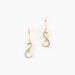 Boucles D'oreilles Pendantes Infino Or Jaune Diamant - Boucles d'oreilles pendantes Femme | Histoire d’Or