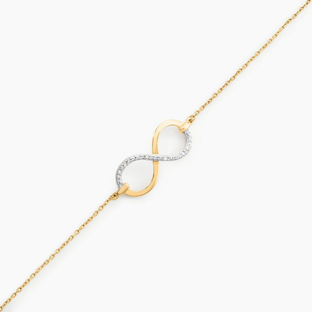 Bracelet Infino Or Jaune Diamant - Bracelets Femme | Histoire d’Or