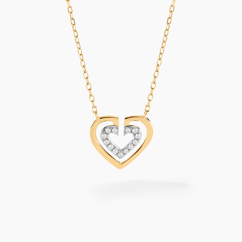 Collier Love Is In The Air Or Jaune Oxyde De Zirconium - Colliers Femme | Histoire d’Or