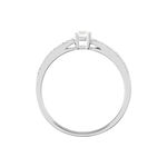 Bague Solitaire Katalina Or Blanc Diamant - Bagues solitaires Femme | Histoire d&rsquo;Or