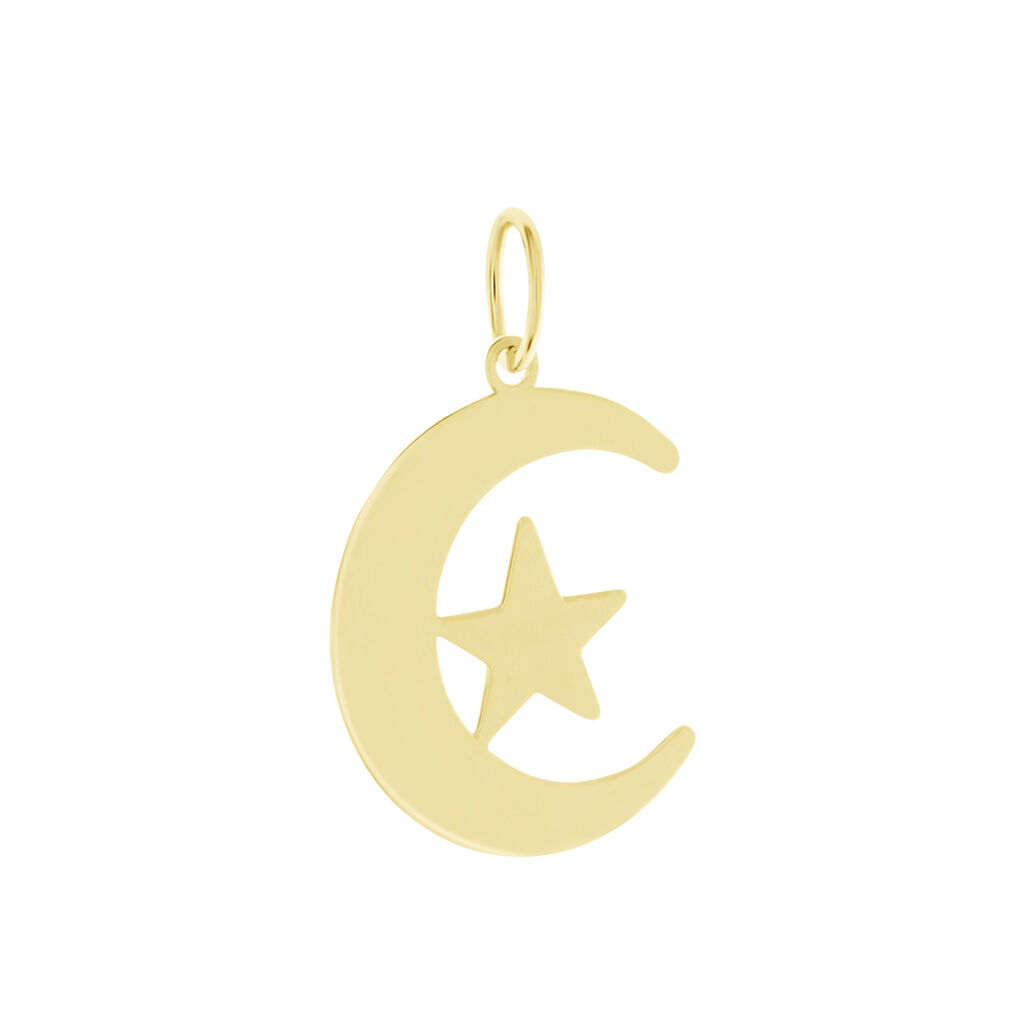 Pendentif Astree Or Jaune - Pendentifs Baptême Famille | Histoire d’Or